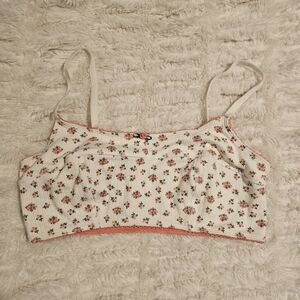 Colsie Floral Print Bralette Medium